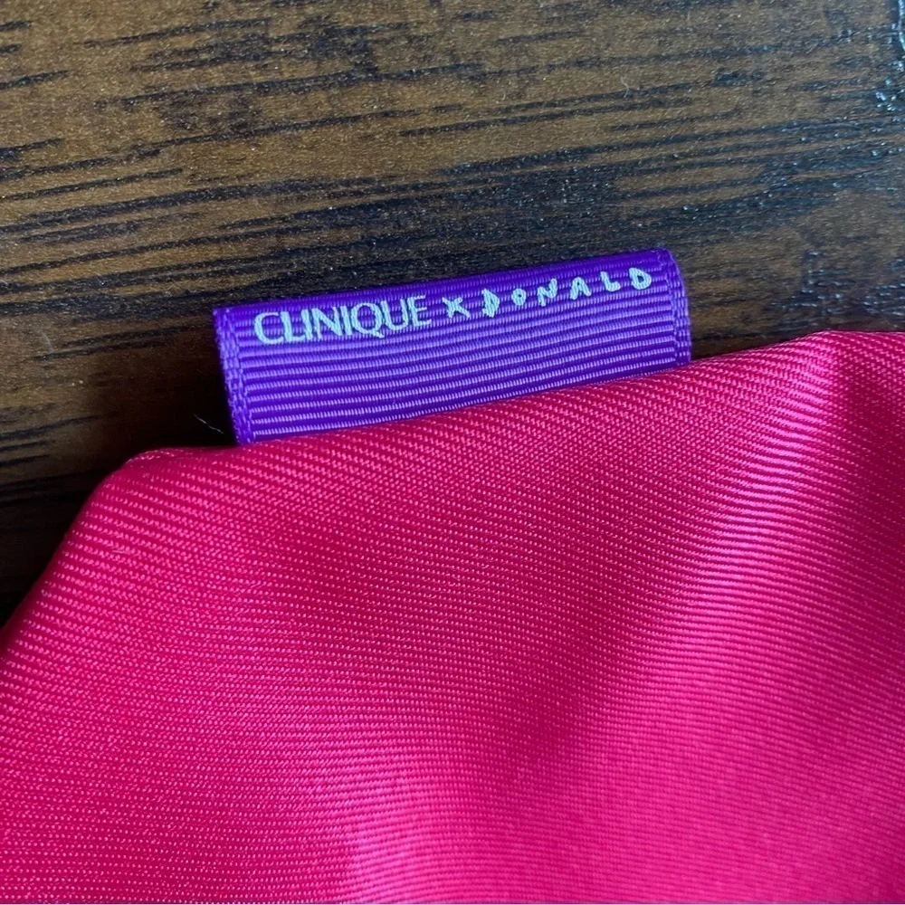 Clinique x Donald Robertson Limited Edition Tote and Makeup Bag Floral